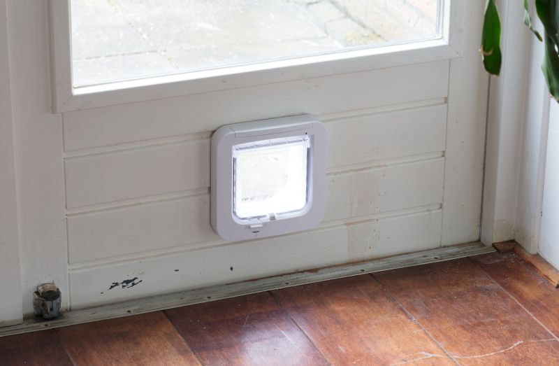 Dog Door Installation in a Door Frame